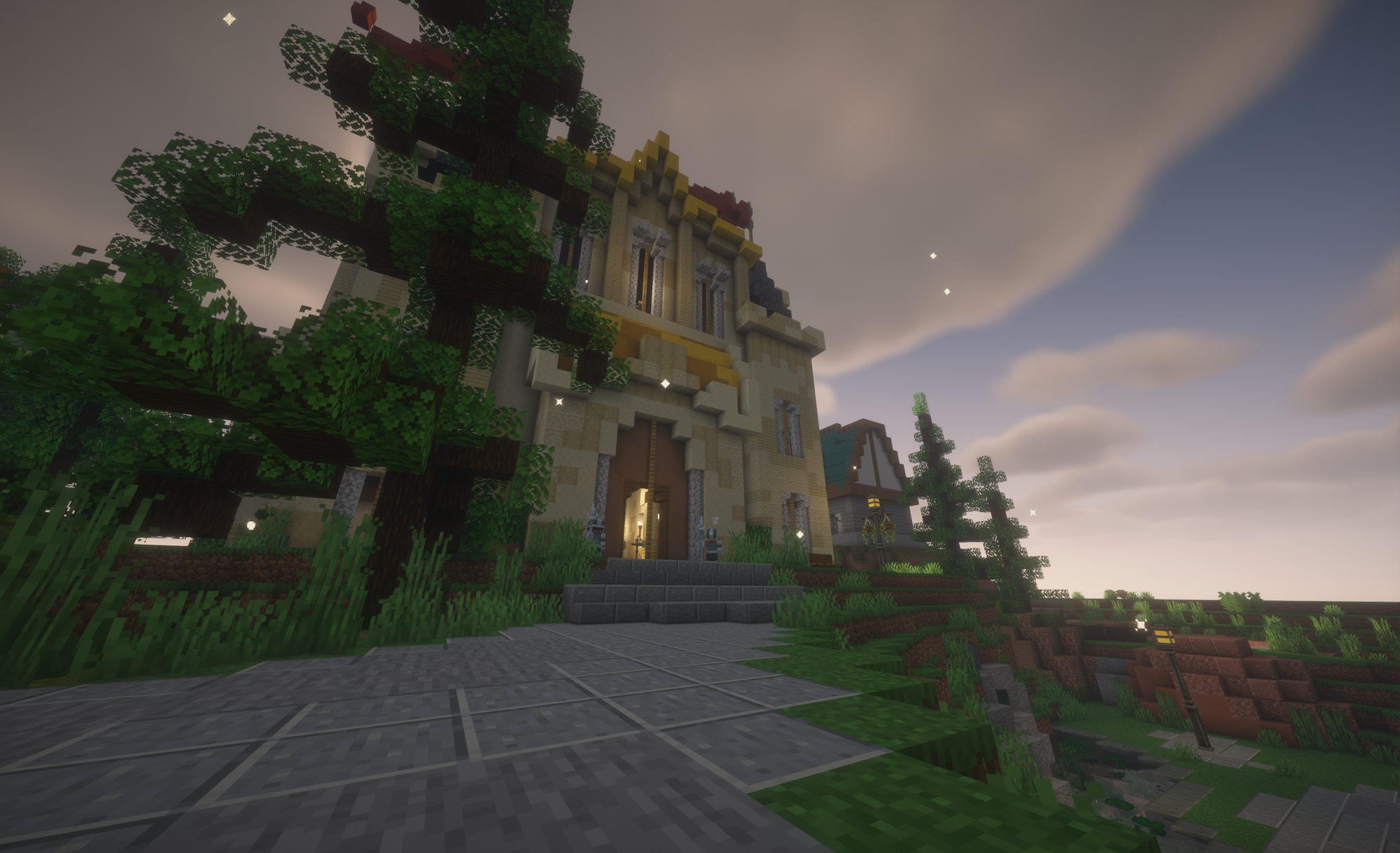 Picture of Yellow Factions at RealmSMP Spawn